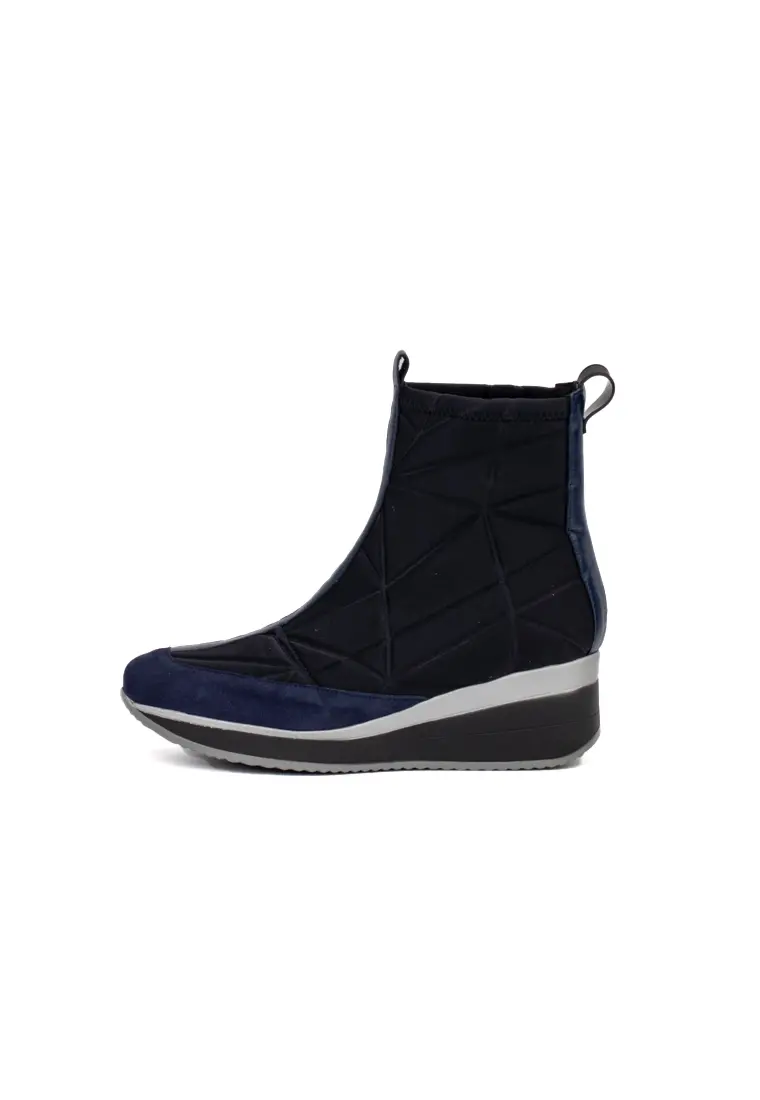 Dibia Botin Viena Azul y Negro