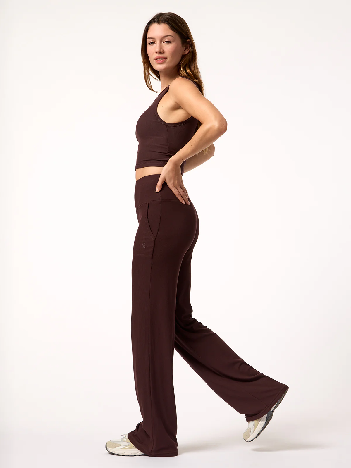 Camiseta Sin Mangas Rib Modal Aloe - Imagen 6