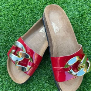 Sandalias Mujer Biarritz Rojo