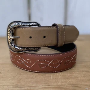 Cinturón Vaquero SC-03 Cafe - Cinturones Vaqueros para Hombre