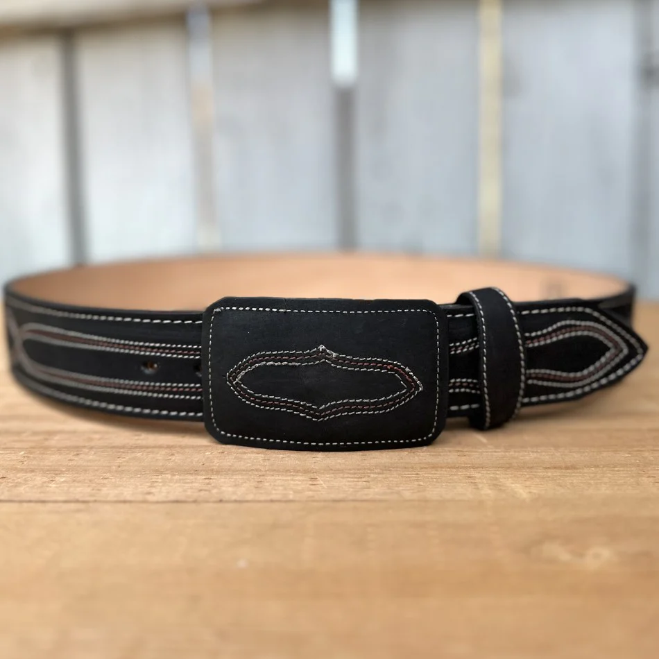 DB-Hilo Negro - Cinturones Vaqueros para Hombre - Imagen 6