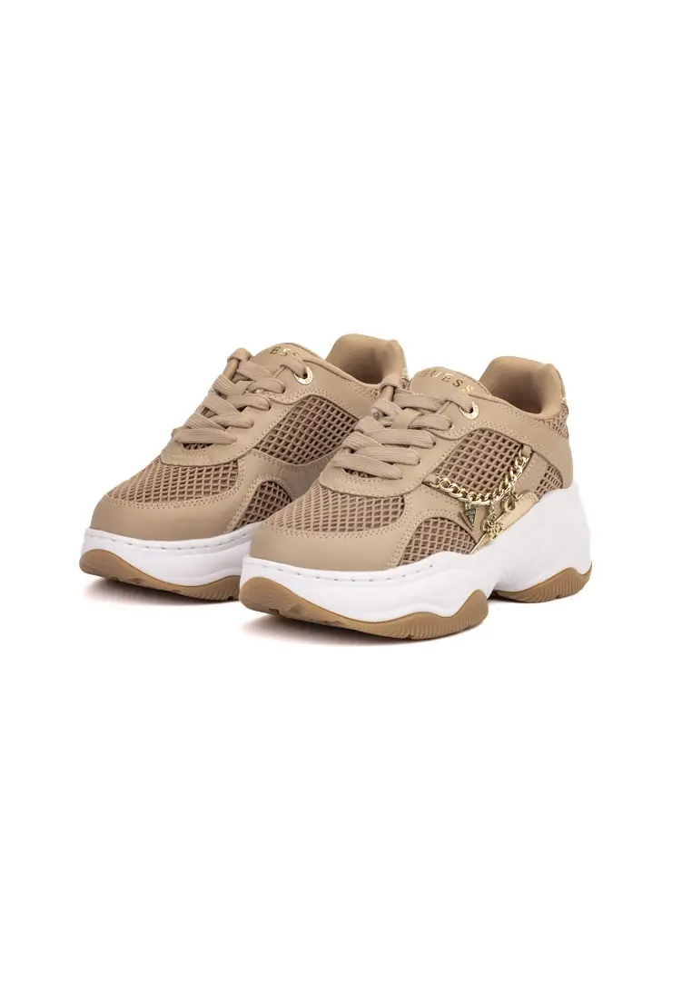 Deportiva Guess Harpaa Camel - Imagen 7