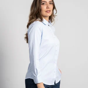 Camisa Mujer Azul Claro