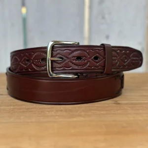 Cinturón  "Alacrán" Café - Cinturones Artesanales Mexicanos para Hombre
