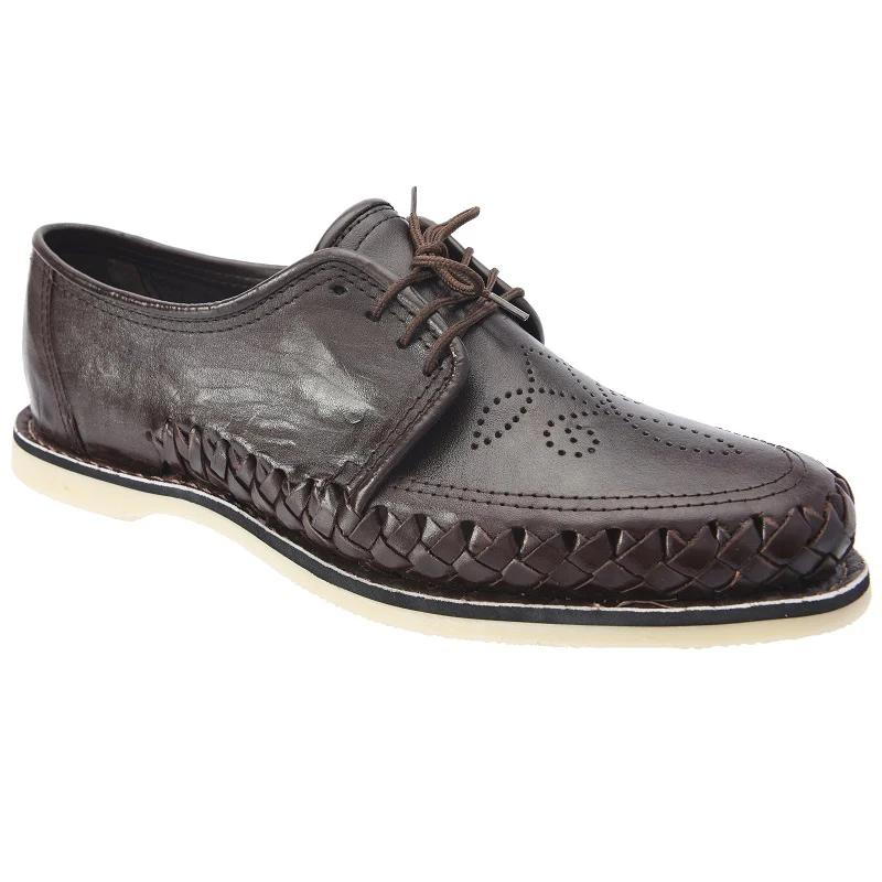 PM-31257 Café - Huaraches Artesanales Mexicanos para Hombre - Imagen 2