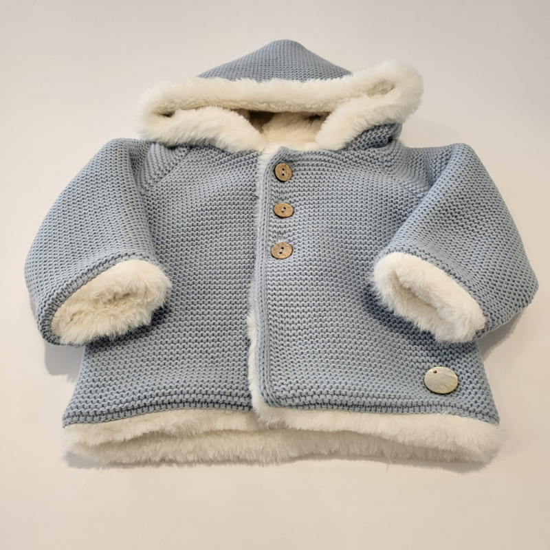 Parca Niño tres colores azul beige camel con forro interior Pangasa