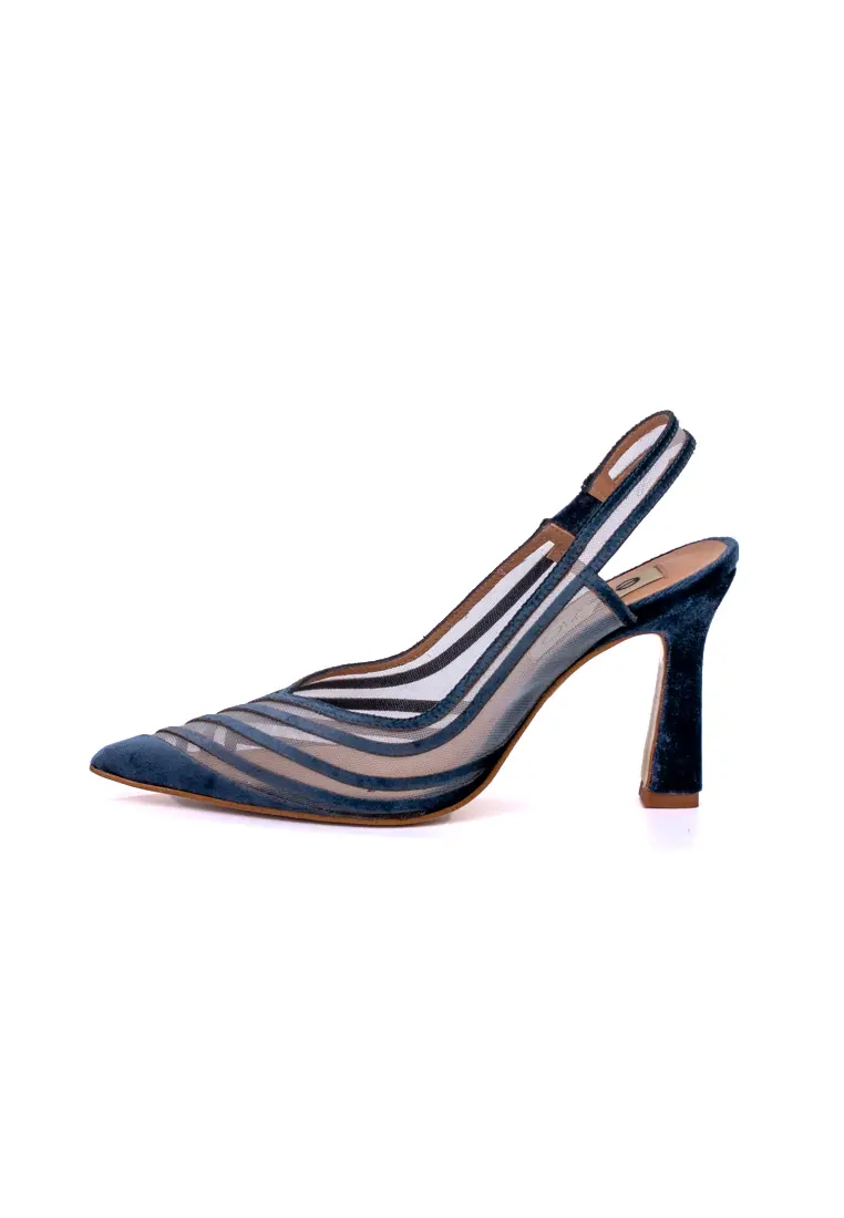 Zapato Egeo Velvet Indigo
